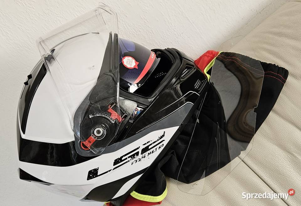 KASK LS2 L FF324 Szczękowy METRO EVO BIAŁY L Konstancin-Jeziorna