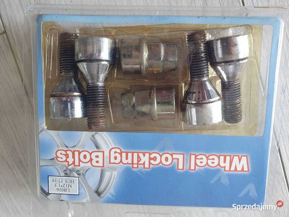 Śróby zabezpieczające 4 2 adaptery sprzedam