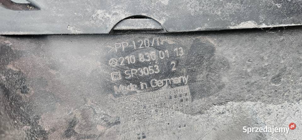 Podszybie lewy przód mercedes w210 2108300113 Rok produkcji 1996 Zbąszyń sprzedam