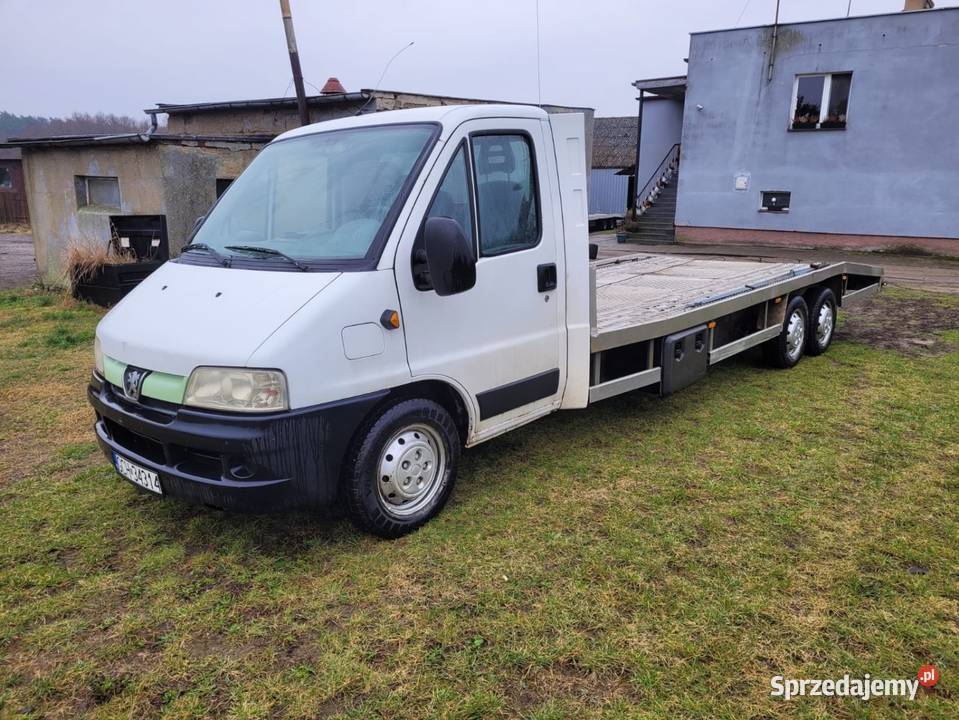 Peugeot boxer 28hdi 130 auto laweta 3 osie immobilizer Cołdanki