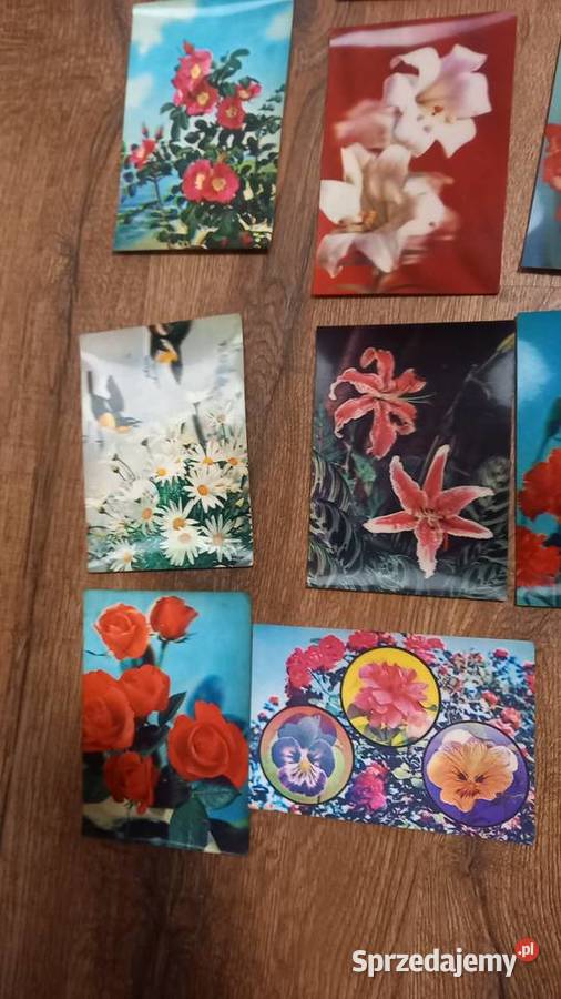 Kartki pocztówki 3d trójwymiarowe prl vintage śląskie Tychy
