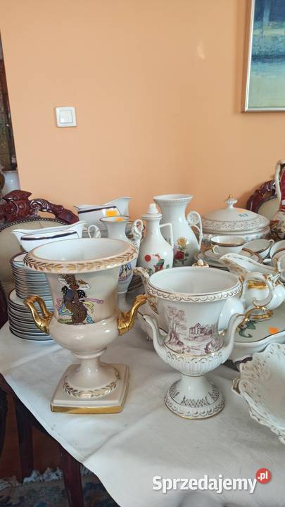 Amfora wazon Bareuther Waldssasen Bavaria Porcelana i szkło Gdańsk