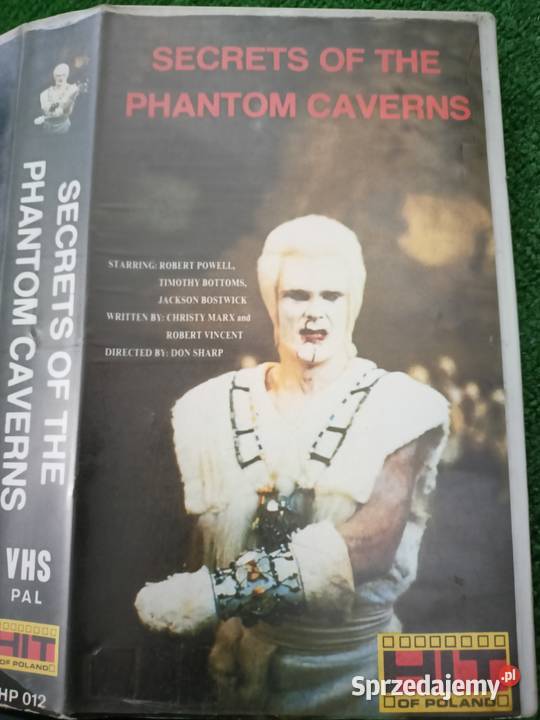 kaseta VHS z filmem Tajemnice jaskiń Phantoma Pozostałe podkarpackie Rzeszów