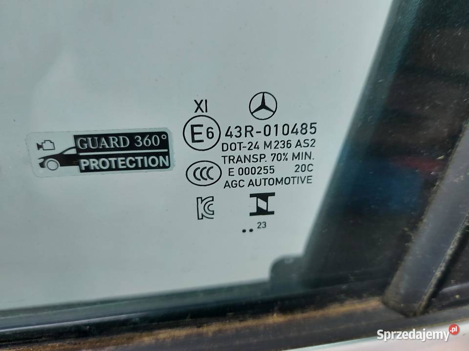 Mercedes W254 GLC 220d DRZWI LEWY PRZÓD srebrny