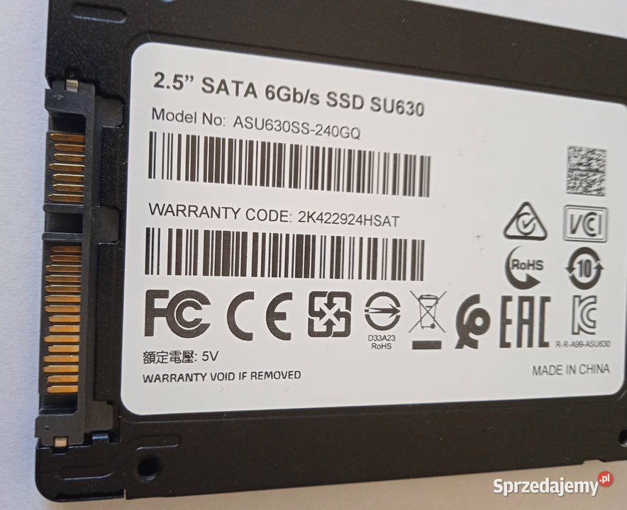 Dysk SSD Adata SU630 25 SATA III 6Gbs 240GB 2,5” Dyski Poznań sprzedam