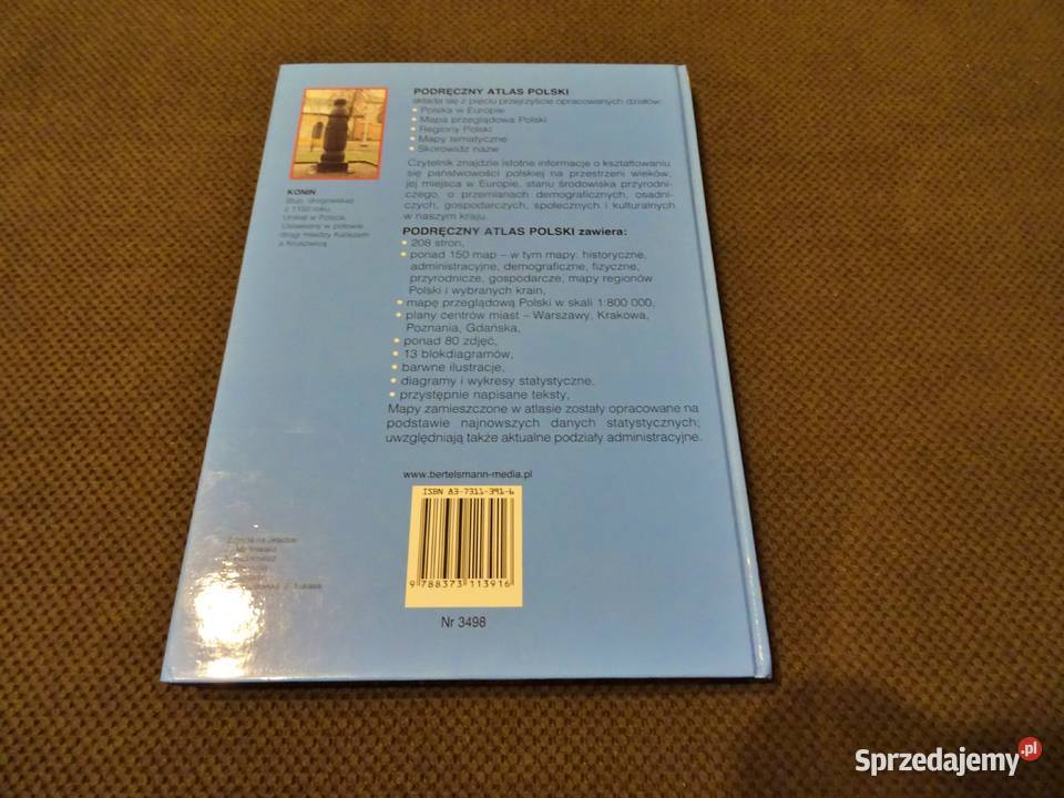 Podręczny atlas Polski Leszek Glinka Ewa Częstochowa