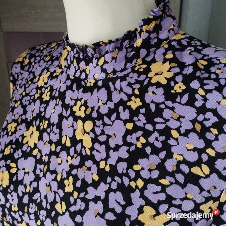Fioletowa sukienka Pieces S nowa 100 wiskoza w