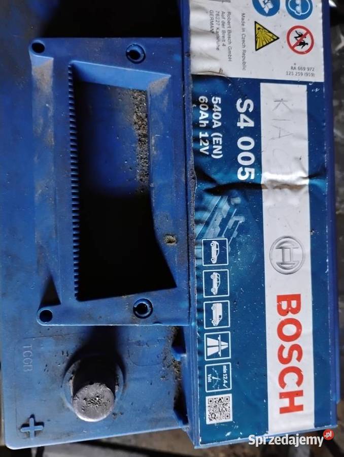 akumulator bosch 60 ah Janów Lubelski sprzedam