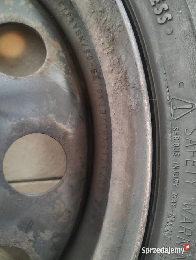 2x felgi 15 4x1143 otwór 66 mm ET43 Nissan Warszawa