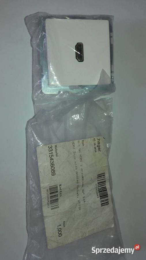 Berker QX Gniazdo HDMI wtyk kątowy 33154336089 Elektryka i akcesoria Wyszków