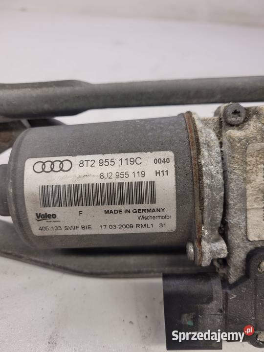 SILNICZEK WYCIERACZEK AUDI A5 8T 8T2955119C UK Mechanizmy wycieraczek