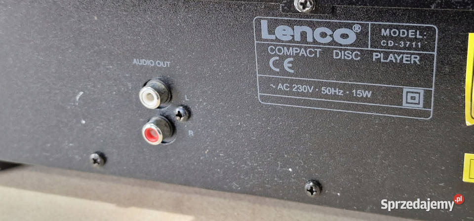 Cd player Lenco odtwarzacz CD 3711 Międzychód