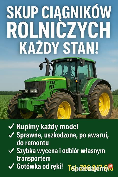 Skup Samochodów Skup Aut MAŁOPOLSKA 786847616 Pozostałe Kraków reklama