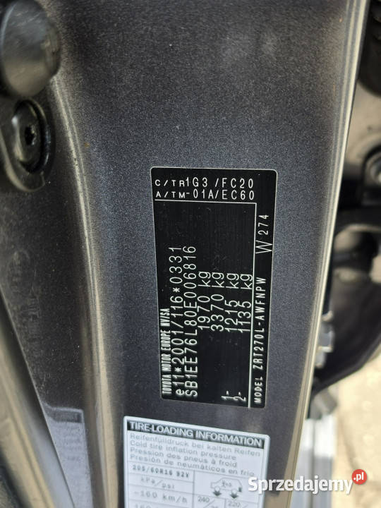 Toyota Avensis 16 VVTI 132 benzyna ZADBANA III VAT marża Skępe sprzedam