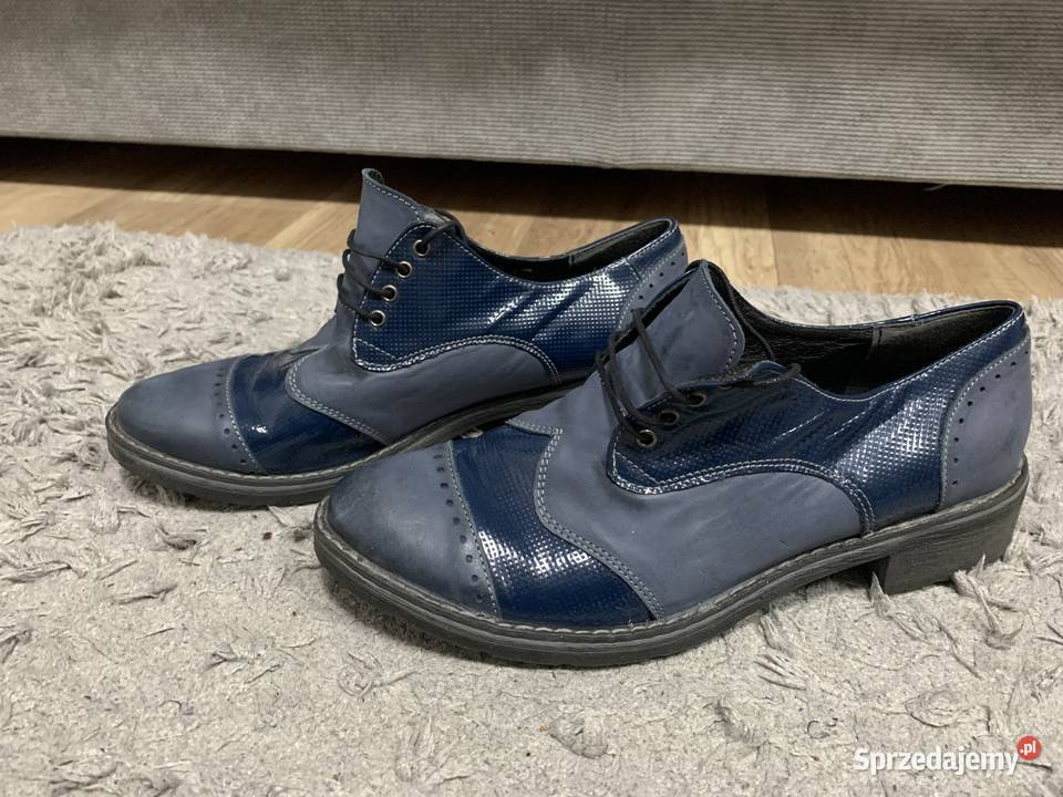 Skórzane buty chłopięce Rozmiar 40 lubelskie Chełm