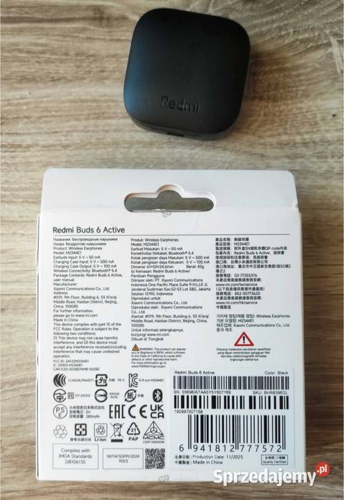 Słuchawki bezprzewodowe Xiaomi Redmi Buds 6 Oława