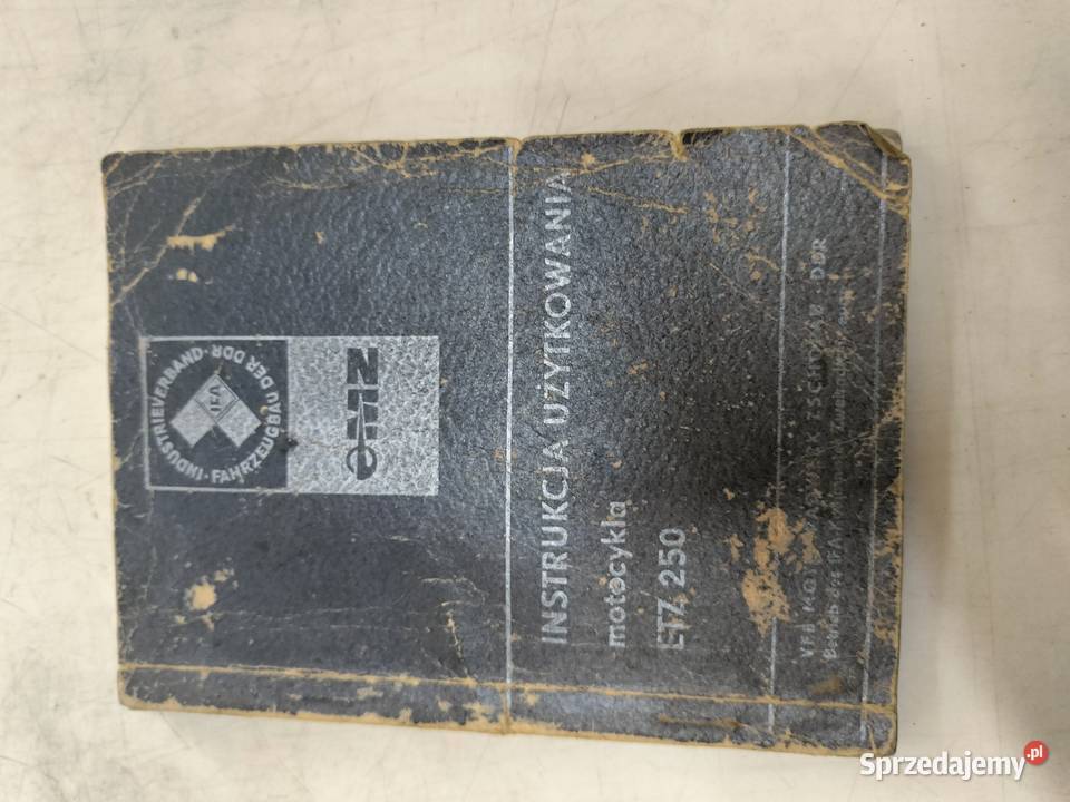 Instrukcja użytkowania ETZ 250 wydanie 4 Łubno