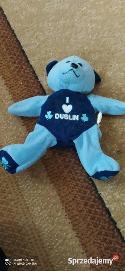 miś niebieski i love dublin zabawka pluszowa Poznań