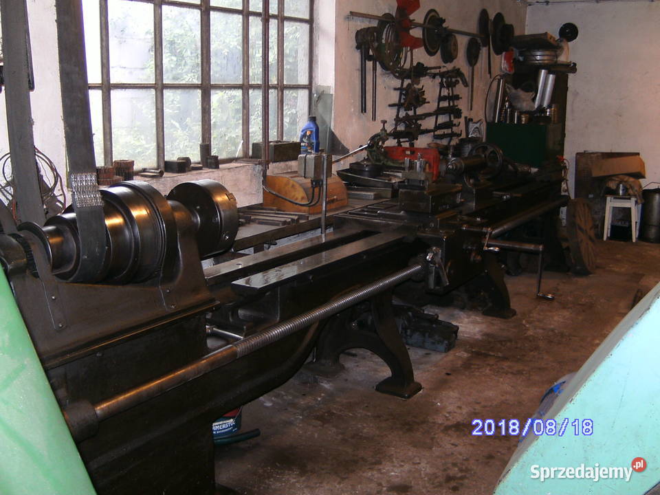 Tokarka zabytkowa duża długa SPRAWNA i ZADBANA świętokrzyskie Działoszyce