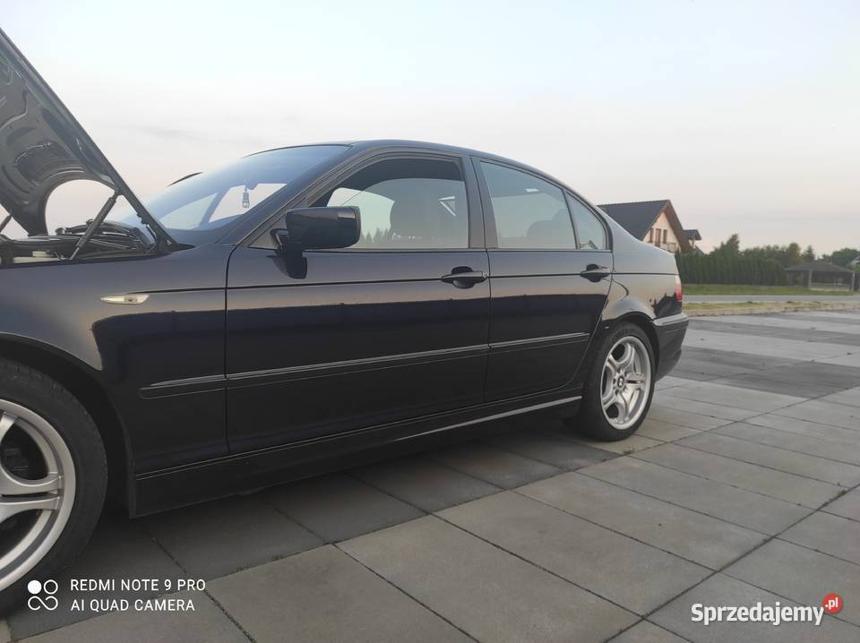 BMW E46 20 benzyna 143 2003r OrientBlau granatowy Seria 3 sprzedam