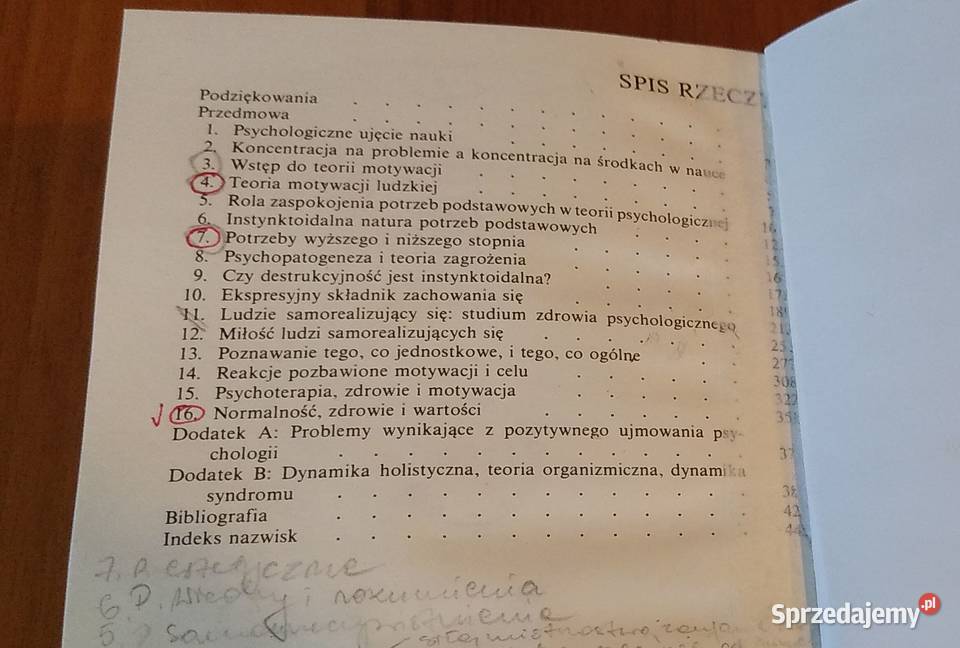 Motywacja i osobowość  Abraham H Maslow Twarda Kultura i Rozrywka pomorskie Gdańsk