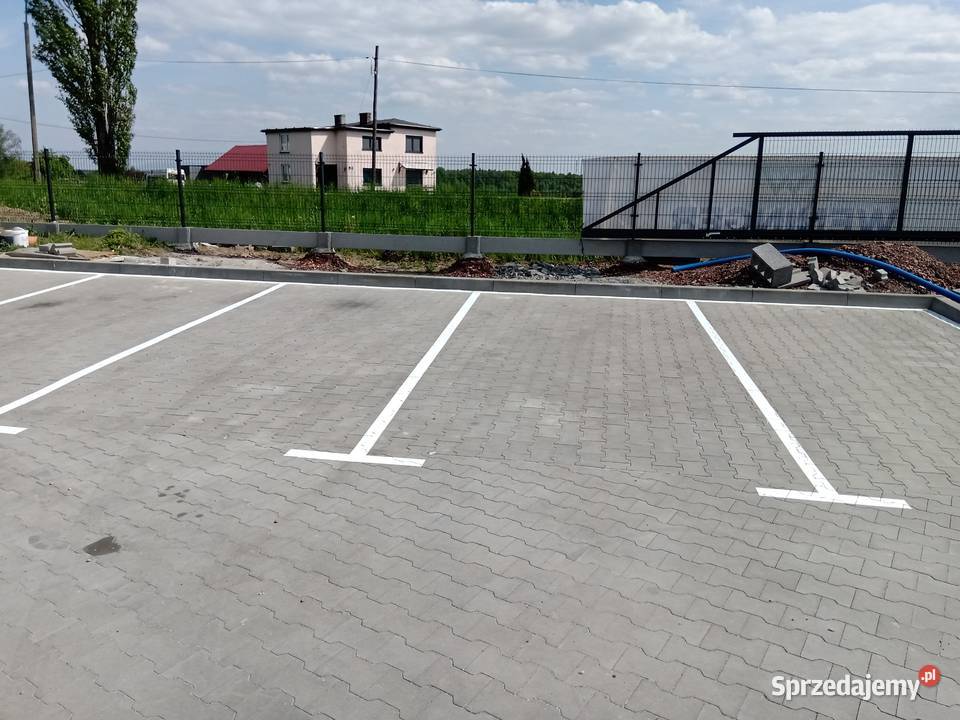 Malowanie linii Oznakowanie poziome Parkingi Gliwice