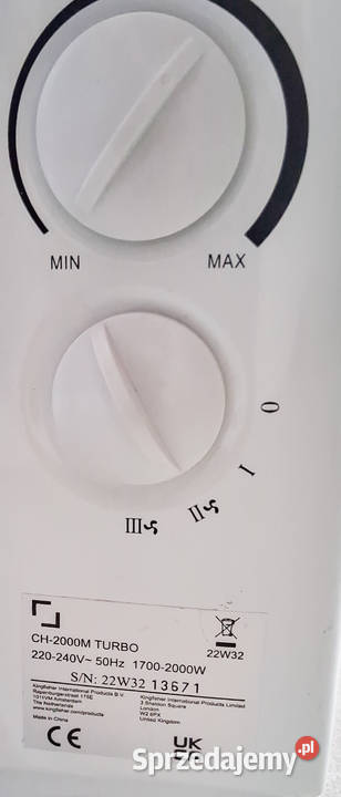 Grzejnik konwektor CH2000M Turbo 2000 W Częstochowa