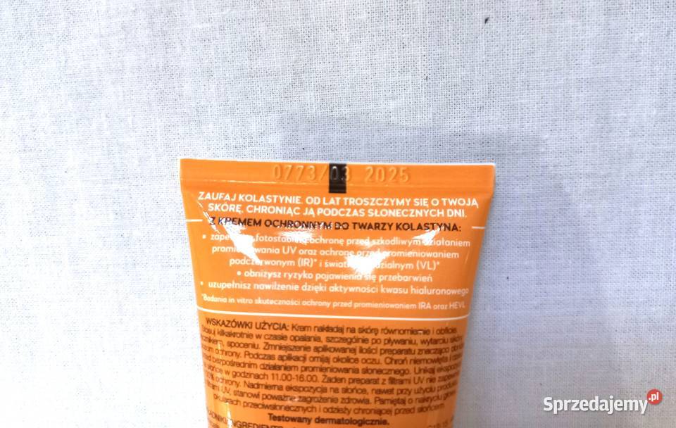 KREM do twarzy SPF 30 wodoodporny Kolastyna NOWY podlaskie Białystok sprzedam