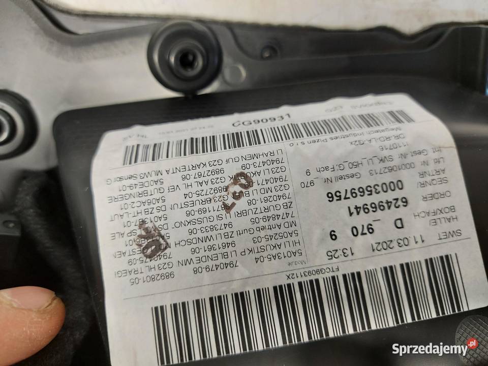 BMW G23 M440i Cabrio Tapicerka wnętrza tył lewa