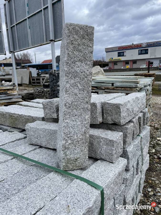 PALISADA GRANIT 10x10x50 Kostka Granitowa Bruk Legionowo