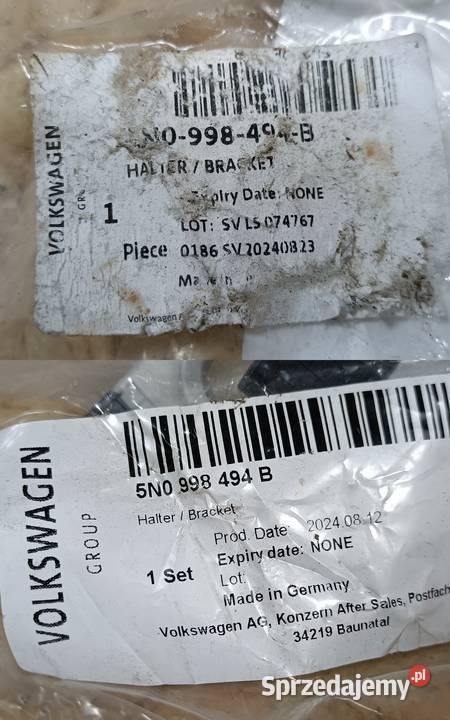 VOLKSWAGEN TIGUAN KOSZYK UCHWYT MOCOWANIE PDC osobowe Pleszew