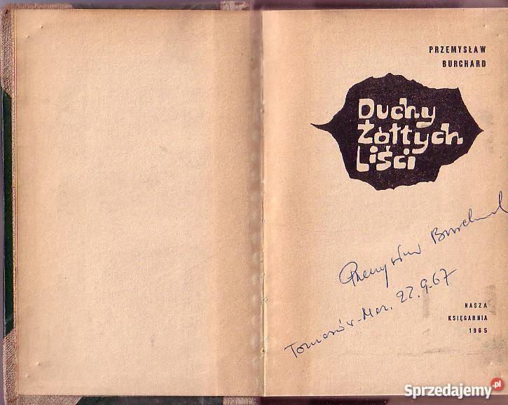 8928 DUCHY ŻÓŁTYCH LIŚCI PRZEMYSŁAW BURCHARD