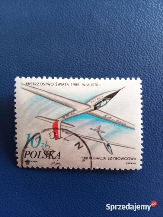 Znaczki lotnictwo z 1986 r Filatelistyka Kolekcje dolnośląskie Świdnica