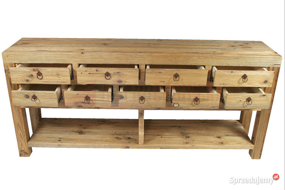 Szafka łazienkowa komoda konsola stare drewno 80cm Słupno