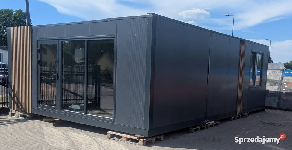 Pawilon kontenerowy biurowy 48 m 3 moduły PIR Lublin