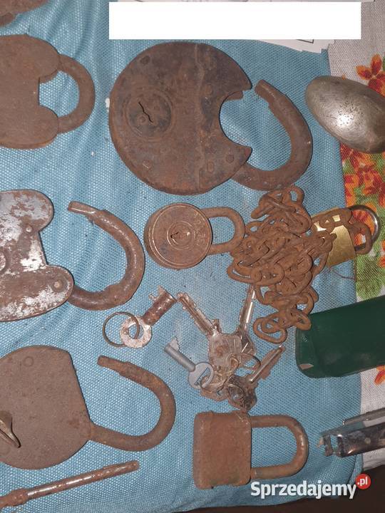 Kłódki stare przedwojenne vintage