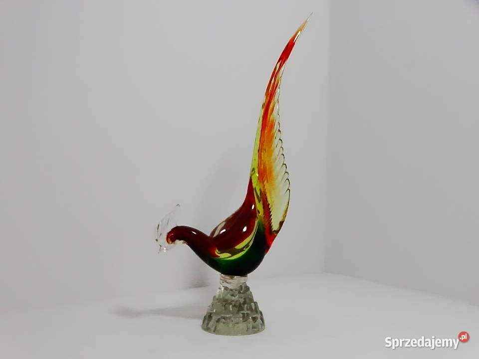 Szklana figurka koguta rajski ptak zwierzę Biłgoraj sprzedam