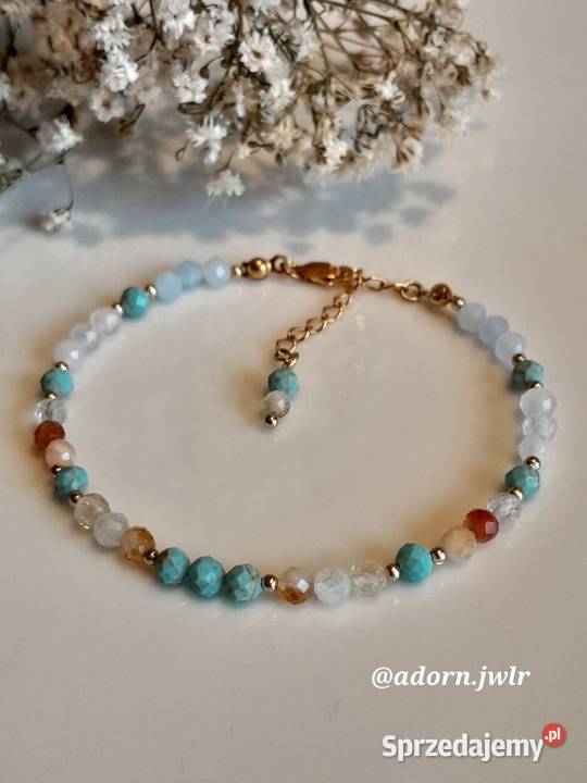 Bransoletka Szczęścia Zodiakalnych Ryb Kamienie śląskie Bielsko-Biała