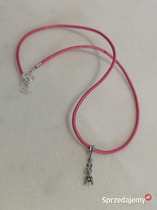 naszyjnik choker z króliczkiem