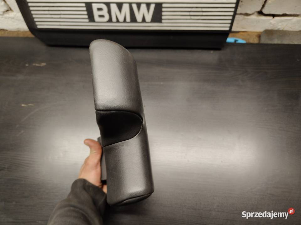 Bmw e36 podłokietnik czarna skóra oryginał Aleksandrów Łódzki