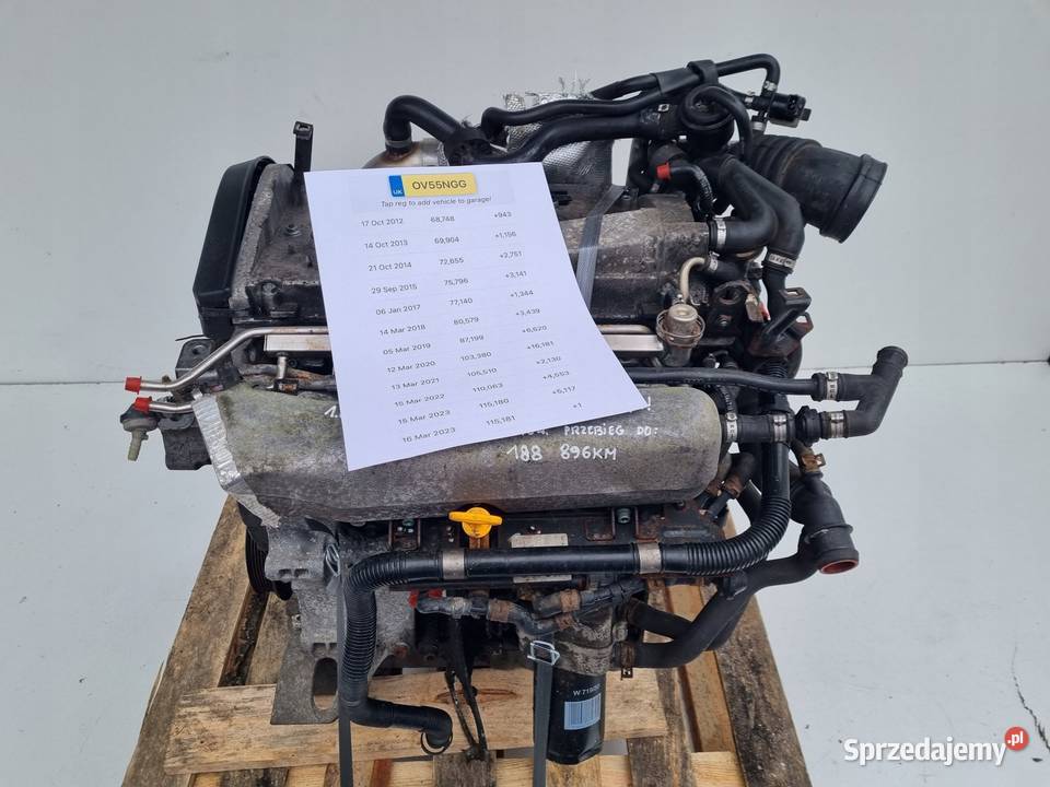 SILNIK KOMPLET Audi TT 18 T TURBO 190 188 ładna Rudka