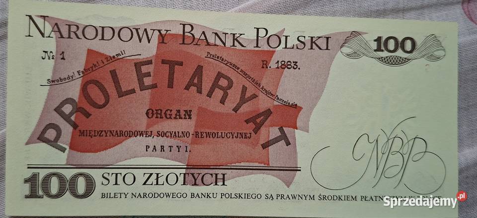 Banknot z PRL 100