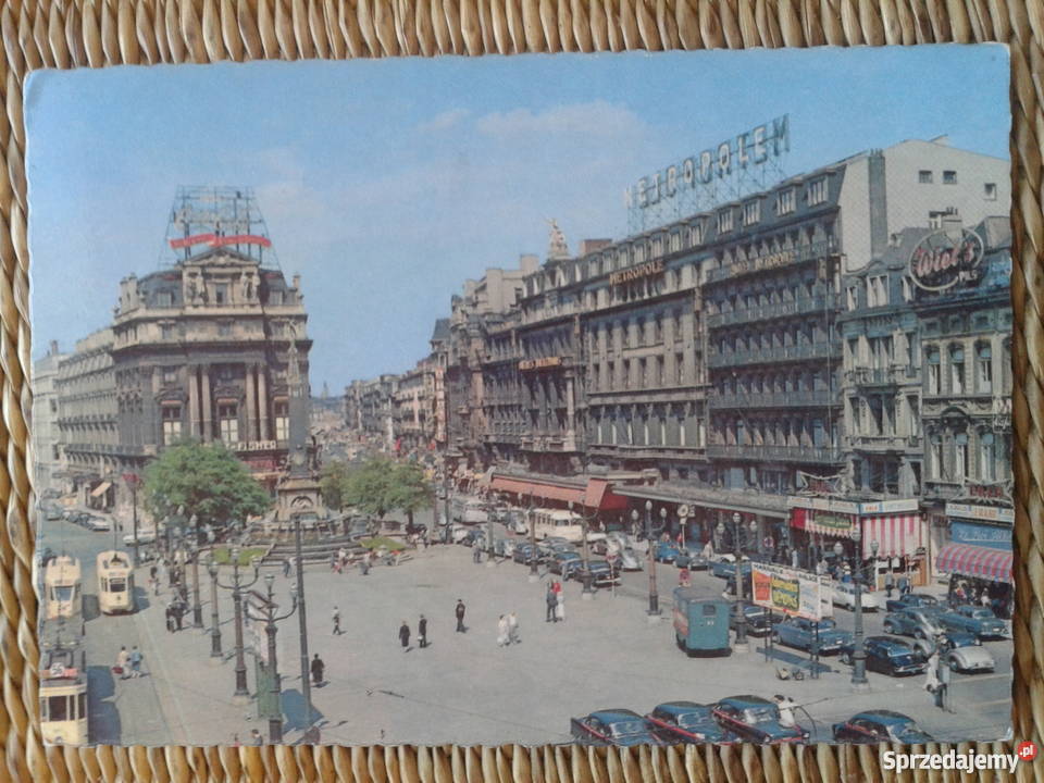 PLAC DE BROUCKERE W STOLICY BELGI BRUKSELI lubelskie Piszczac