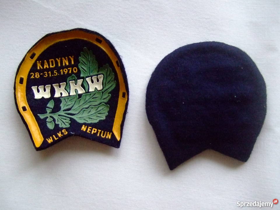 Plakietka filcowa WKKW Kadyny 1970 r Łódź sprzedam