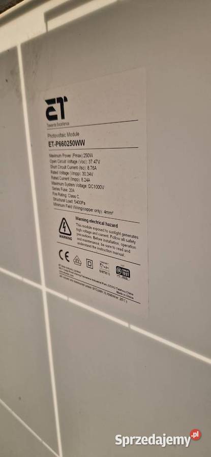 Używane Panele Fotowoltaiczne Hurtowe Ilości Łódź