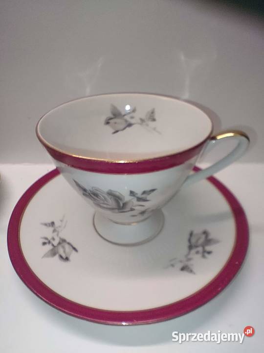 Śląska porcelana zestaw kawa dwojga Wałbrzych Gniezno