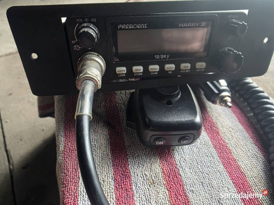 Cb radio President Harry III ASC Vox 1224 CB radia lubelskie sprzedam