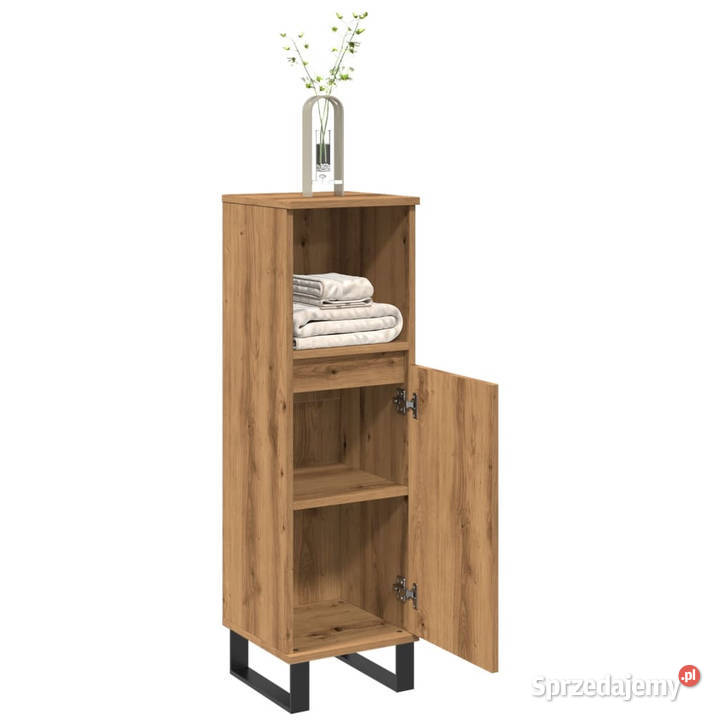 Szafka łazienkowa dąb artisan 30x30x100 WM857212 mazowieckie