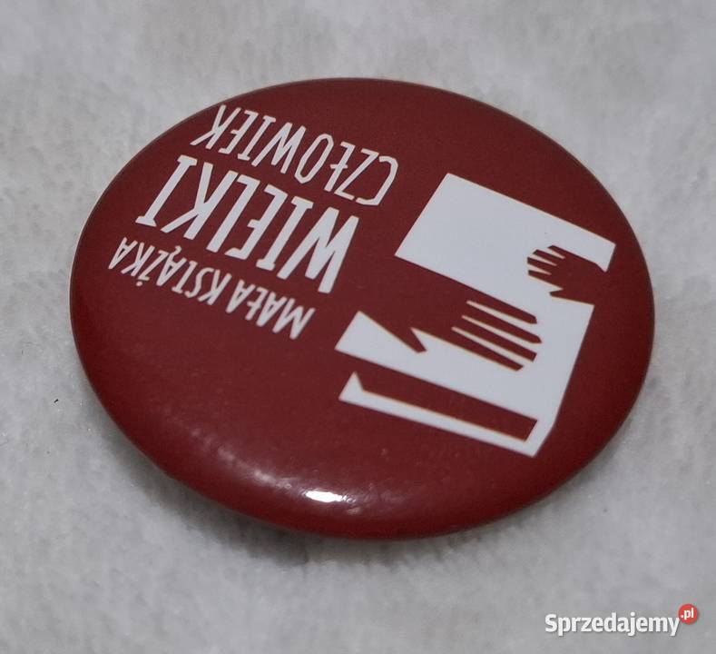 Przypinka Mała książka Wielki Człowiek 38 Czeladź