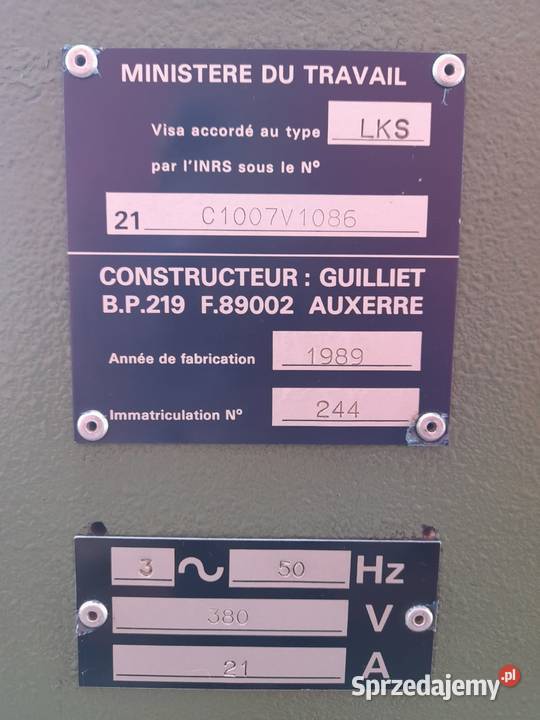 Grubościówka Guilliet LKS 630 Wejherowo